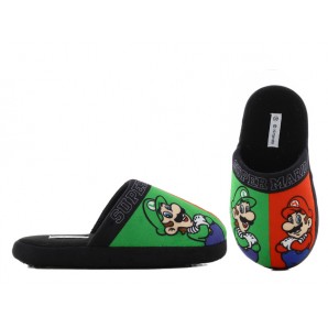 CHINELA MARIO BROS BLACK/RED