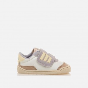 DEPORTIVO VELCRO BLANCO/MALVA